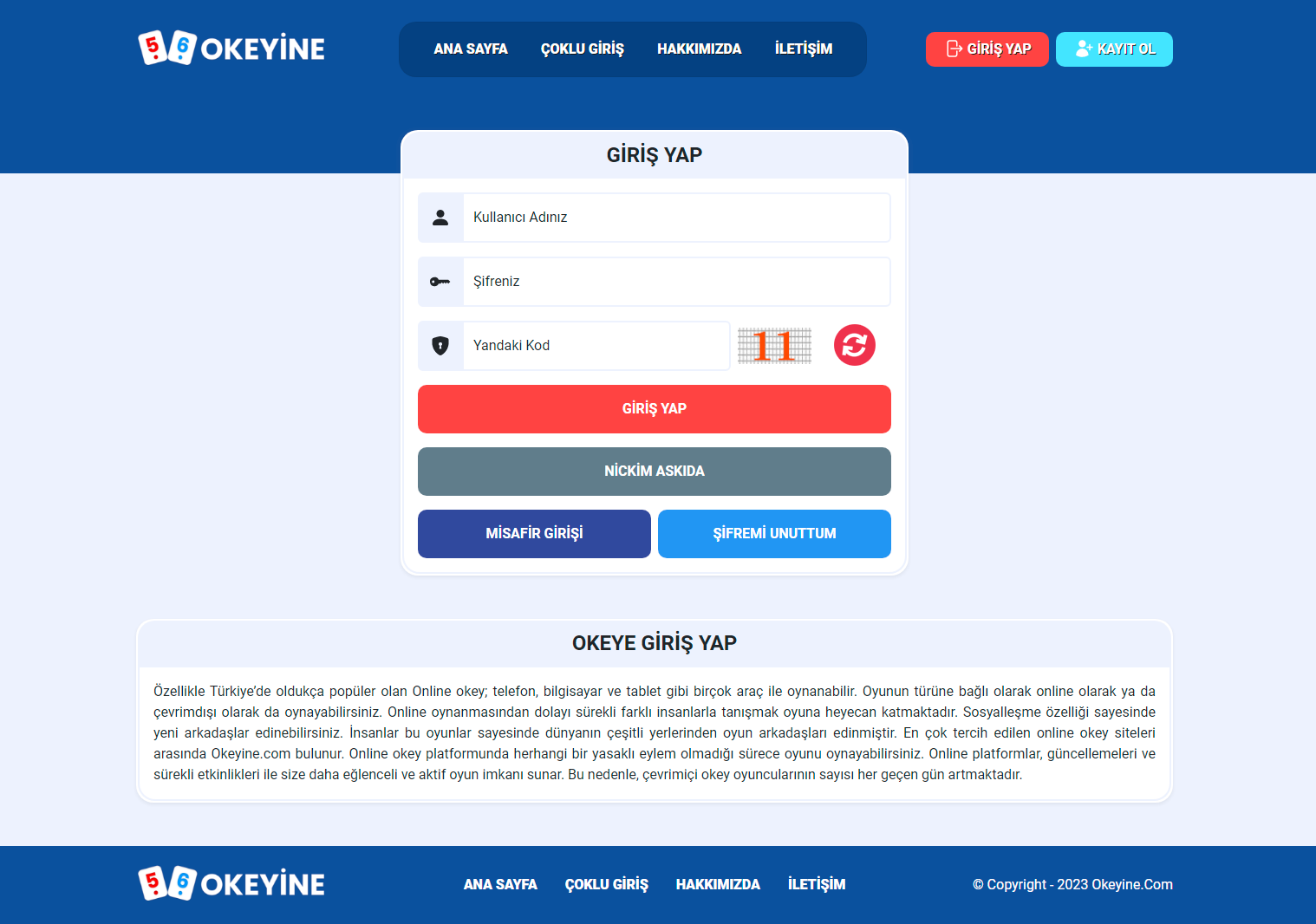 Okeyine.com Yeni Arayz le