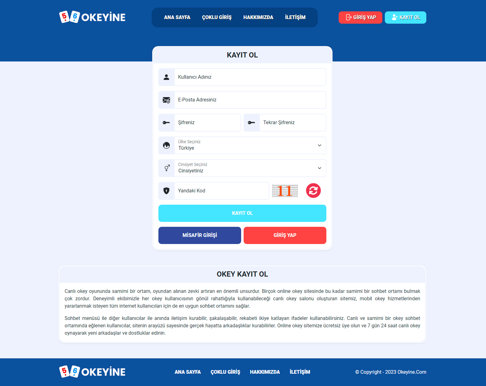 Okeyine.com Yeni Arayz le