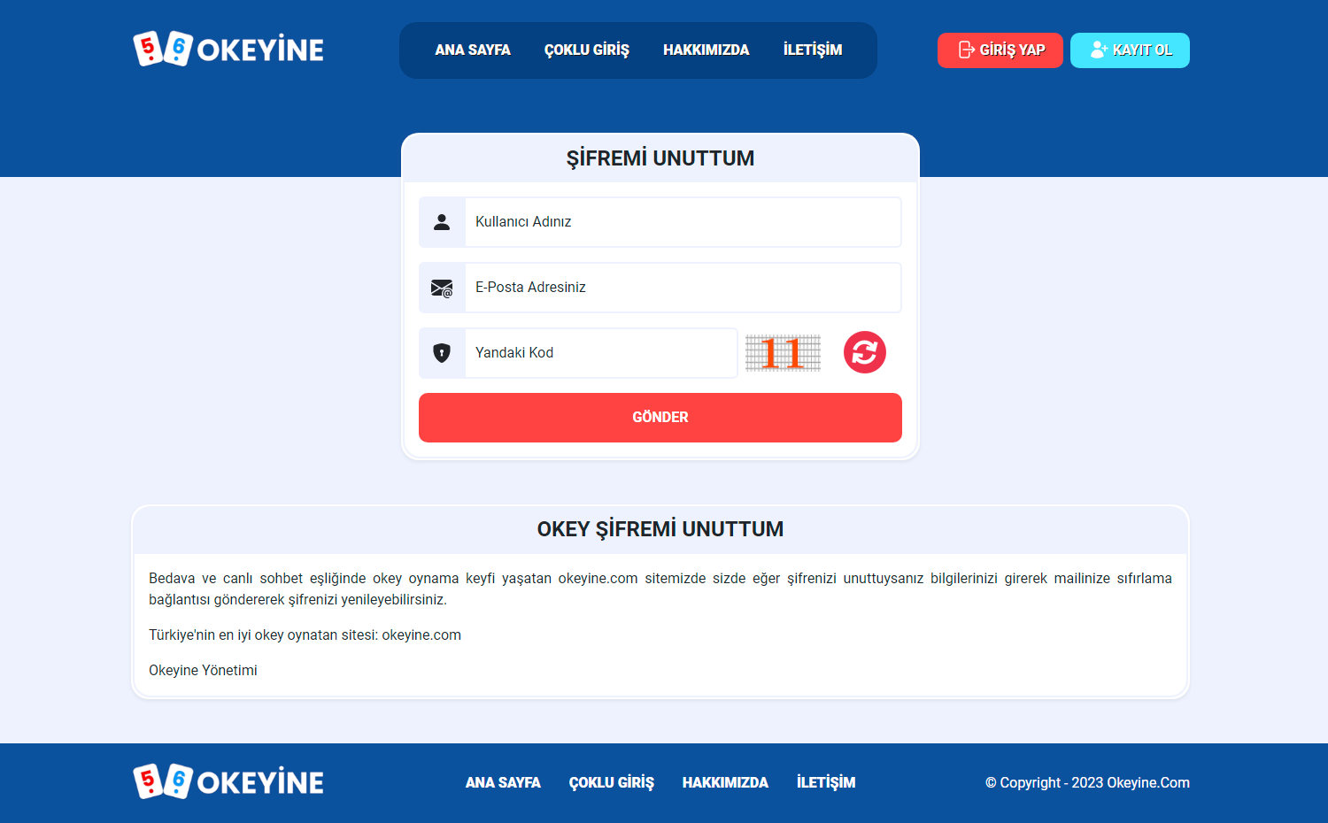 Okeyine.com Yeni Arayz le